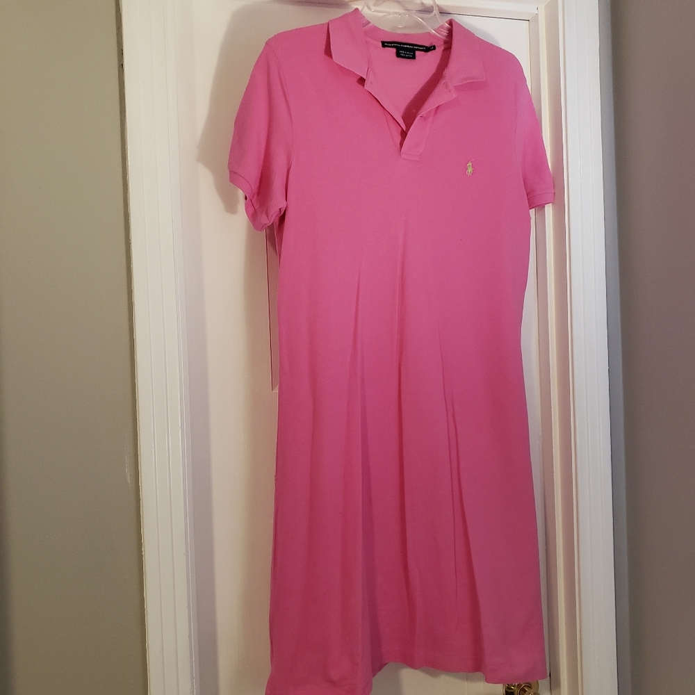 Pink Ralph Lauren polo dress